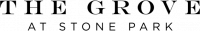 Text logo reading "THE GROVE AT STONE PARK" in bold, uppercase letters on a light background.
